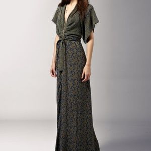 Winter Kate floral kimono maxi dress
